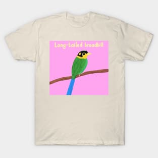 Long-tailed broadbill T-Shirt